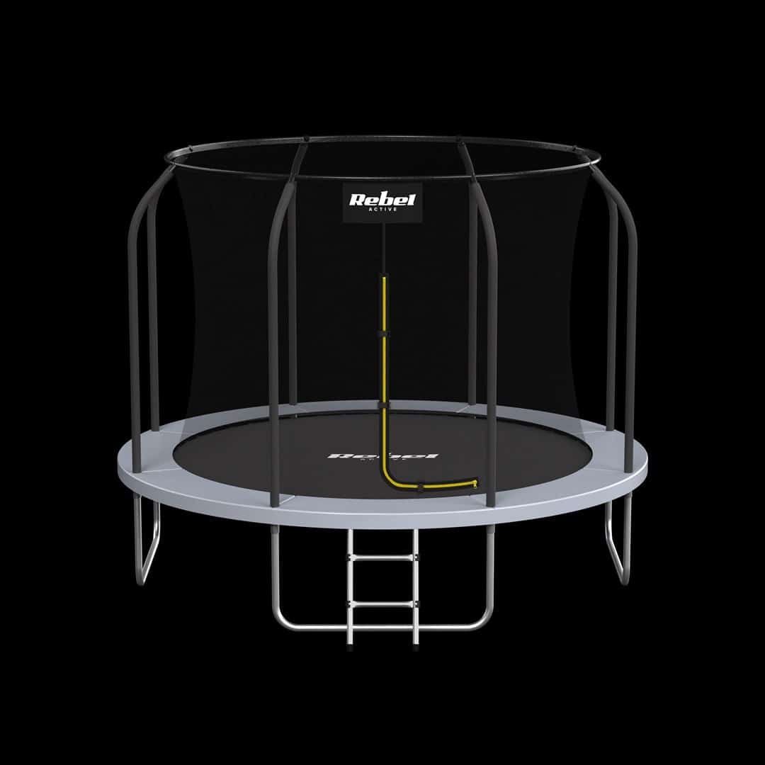 REBEL ACTIVE TRAMPOLINA PRO 14FT/427CM, SIATKA, DRABINKA RBA-8004