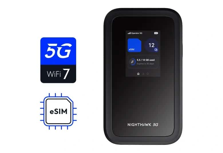Router Wi-Fi 7 5G Netgear MH7150-100EUS Nighthawk M7