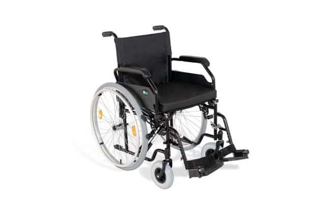 Stalowy wózek inwalidzki RF-1/45/PN/CZA-624/PU