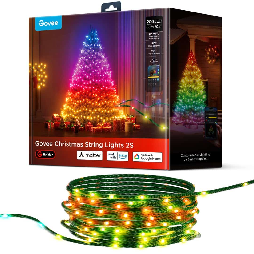 Govee Oświetlenie LED Christmas String Lights 2S 20m H80C4C41