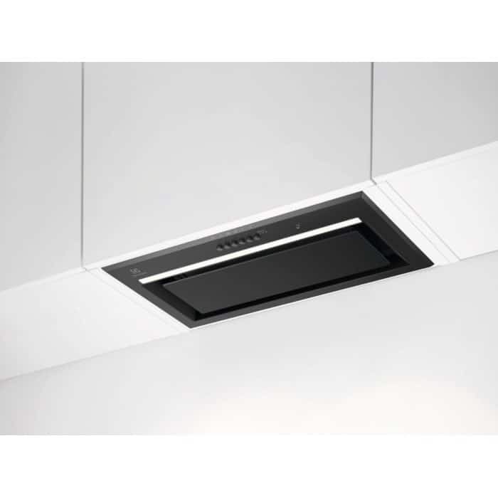 Okap kominowy ELECTROLUX LFG815K 80 cm | 650 m3/h | Hob2Hood | LED | czarny
