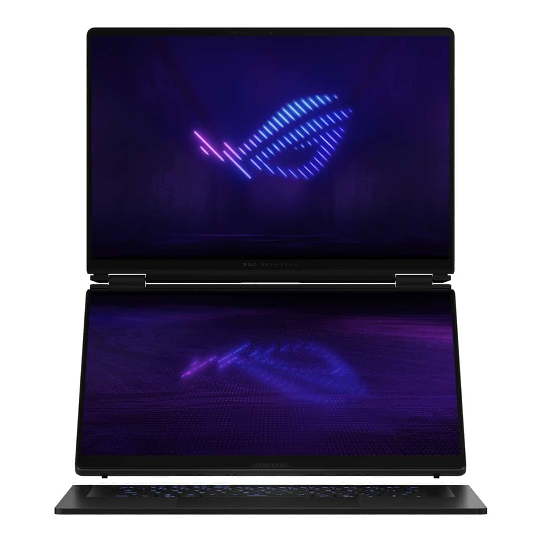 ASUS ROG Zephyrus Duo 16 GX651AX-U9322X Ultra 9 386H 16.0"3K Touch OLED 120Hz 1100nits AG 32GB LPDDR5X SSD2TB GeForce RTX 5090 24GB Cam1080p + IR 90WHrs W11Pro Aluminum Stellar Grey