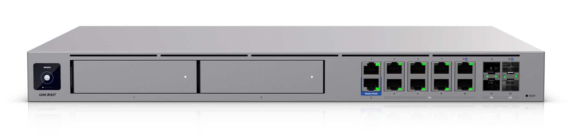 Router (Gateway). Kontroler UniFi, NVR, Switch Ubiquiti UniFi Dream Machine Beast (UDM-BEAST-EU)