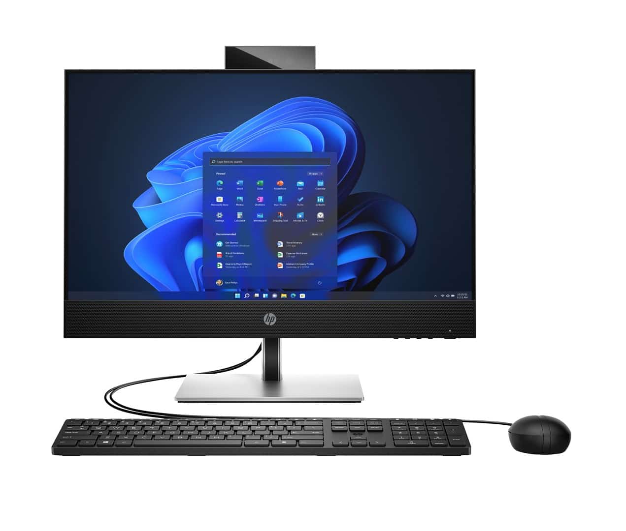 Komputer All-in-One HP ProOne 440 G9 i5-12500T 23,8" FHD IPS 16GB DDR4 3200 SSD512 Intel UHD 770 z kamerą 5MP, klawiaturą i myszką, Windows