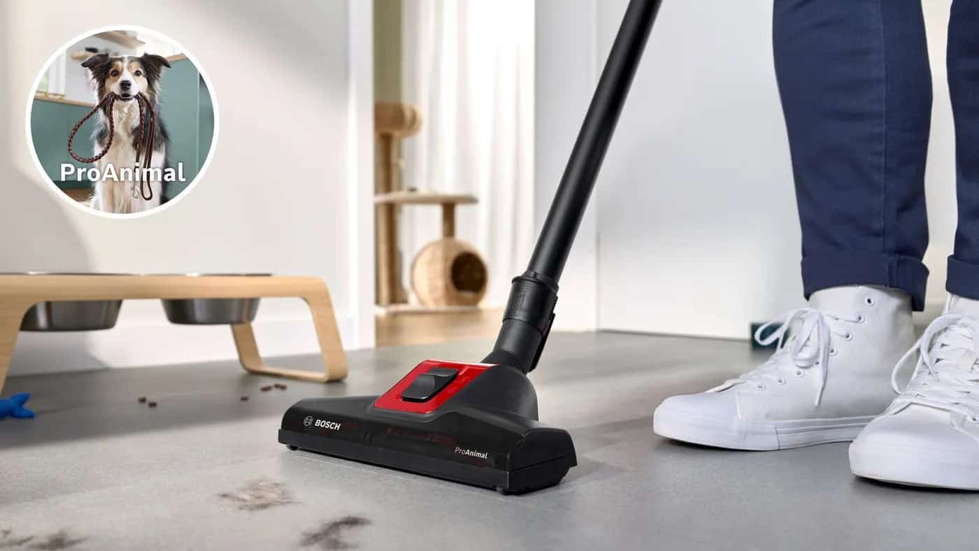 Odkurzacz workowy Bosch Serie 4 BGB41PET1, czerwony