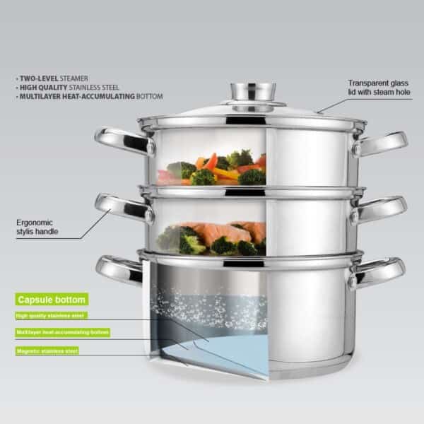 Garnek kuchenny Maestro MR-2900-24, 24 cm, 5,0 L