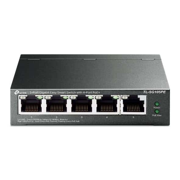 Switch TP-Link TL-SG105PE, 5-portowy, 10/100/1000 Mb/s, 4x PoE+