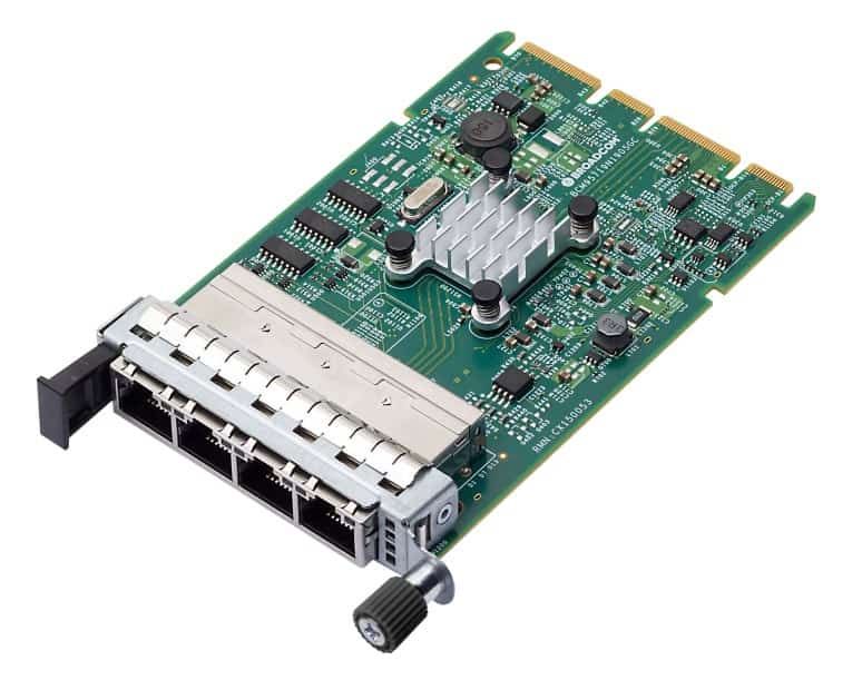 Karta sieciowa Broadcom 4x1GbE RJ45 OCP 3.0 PCIe 3.0 x4 BCM95719N1905C