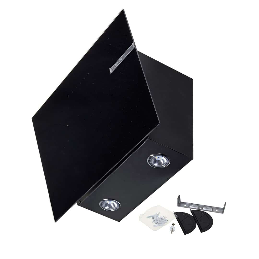 Okap kominowy BOSCH DWK65DK60 Serie 2 60 cm | 550 m³/h | TouchControl | LED | czarny (OUTLET)