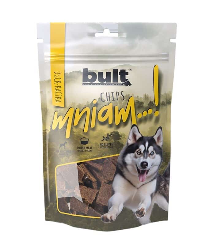 Przysmak dla psa BULT Chipsy z kaczką 100g