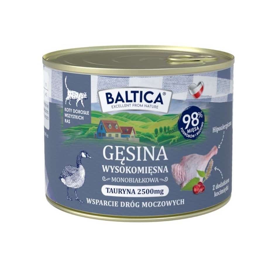 Mokra karma dla kota BALTICA SMAKI REGIONÓW - Gęsina 185g