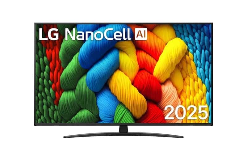 Telewizor LG NanoCell 55NANO81A6A 55'' 4K Ultra HD z systemem WebOS, Dolby Digital, DVB-T2, czarny