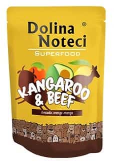 Mokra karma dla psa Dolina Noteci Superfood Kangur i Wołowina - 300 g