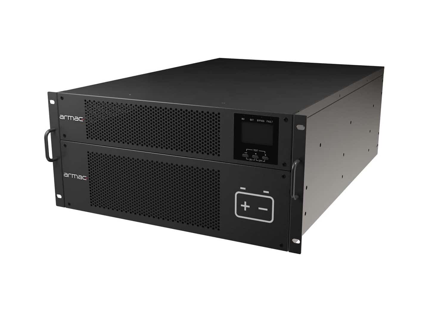 Zasilacz awaryjny Armac UPS R/10000I/PF1/DF 10000VA ON-LINE z metalową obudową, filtrem przeciwpyłowym i wyświetlaczem LCD