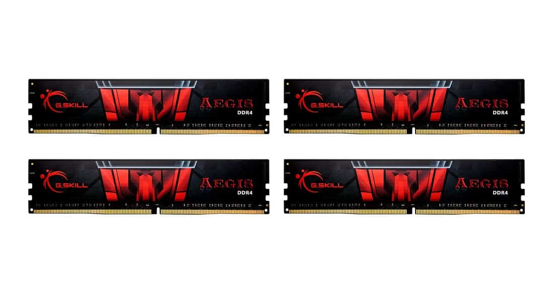 Zestaw pamięci G.SKILL Aegis 32GB (4x8GB) DDR4 3200MHz CL16