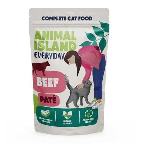 Mokra Karma dla Kota ANIMAL ISLAND Everyday Pasztet z Wołowiną 85g