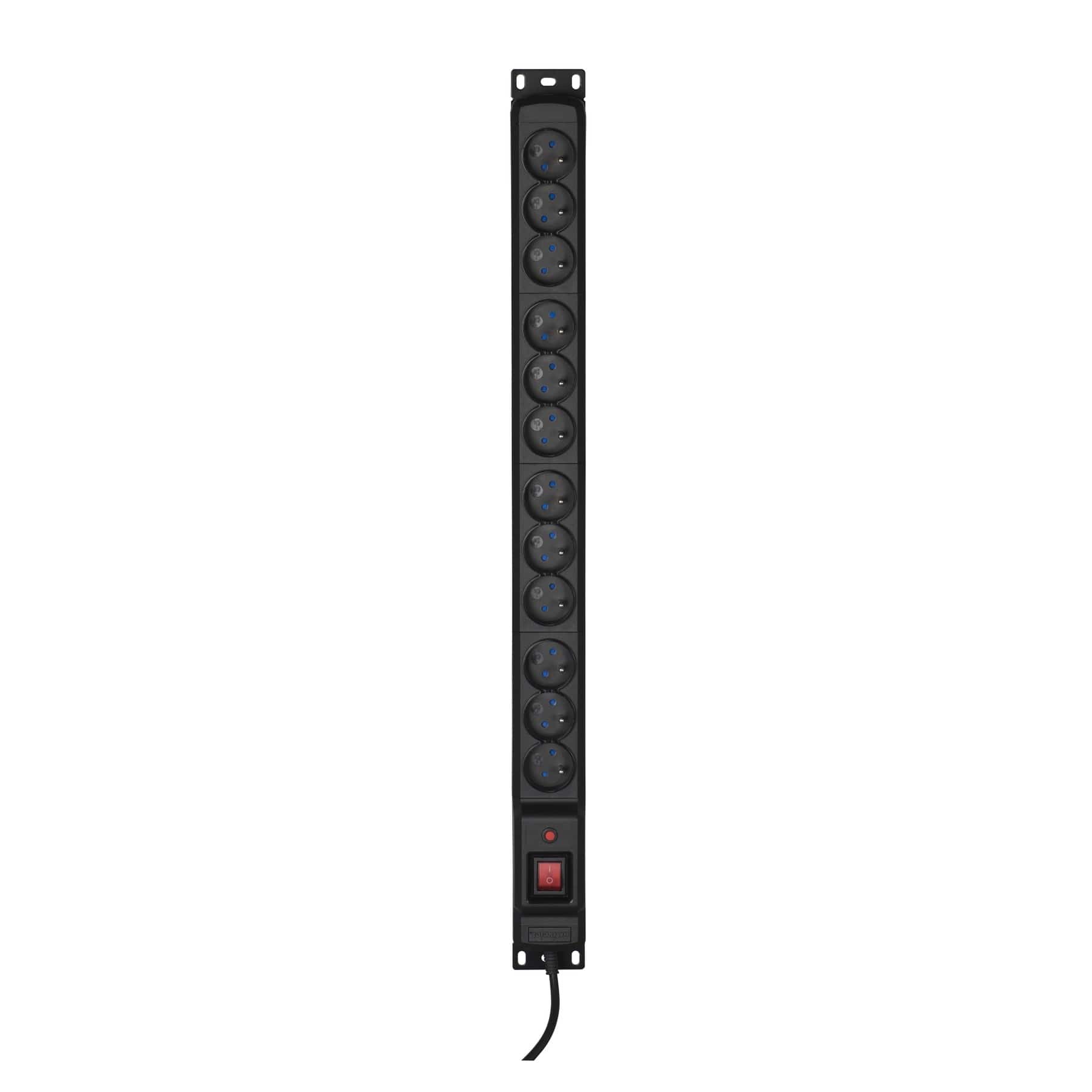 Listwa zasilająca Activejet COMBO 12 gniazd 5m czarna