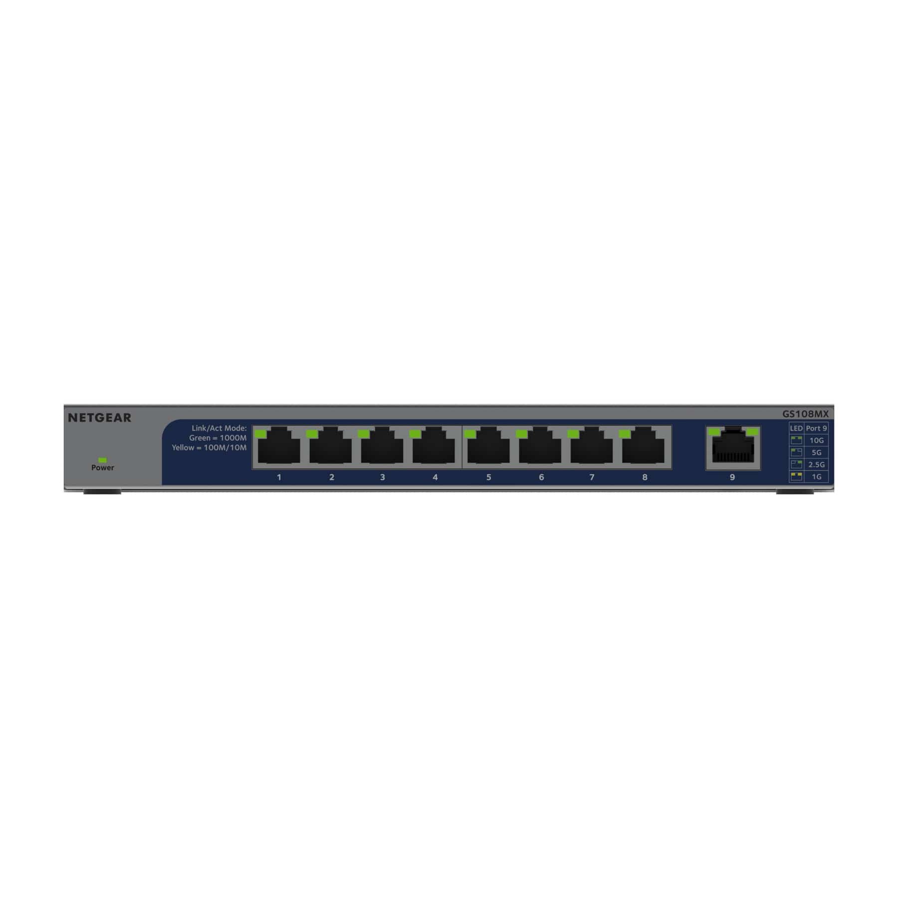 Switch Netgear GS108MX-100EUS 8p Unmanaged Gigabit