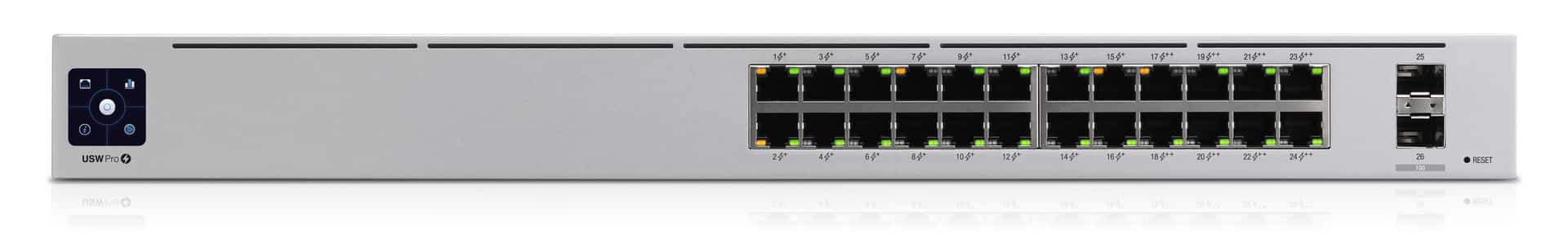 Zarządzany przełącznik Ubiquiti UniFi Pro 24 PoE 26 portów Gigabit