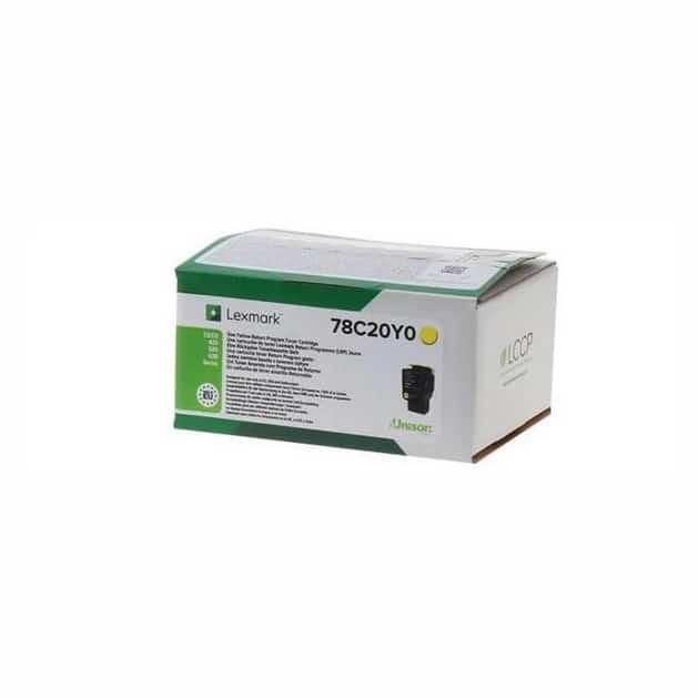 Toner żółty Lexmark 78C20Y0 do drukarek