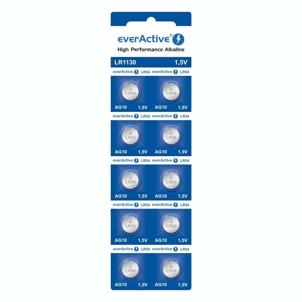 EVERACTIVE BATERIE ALKALICZNE MINI AG10, BLISTER 10 SZT.