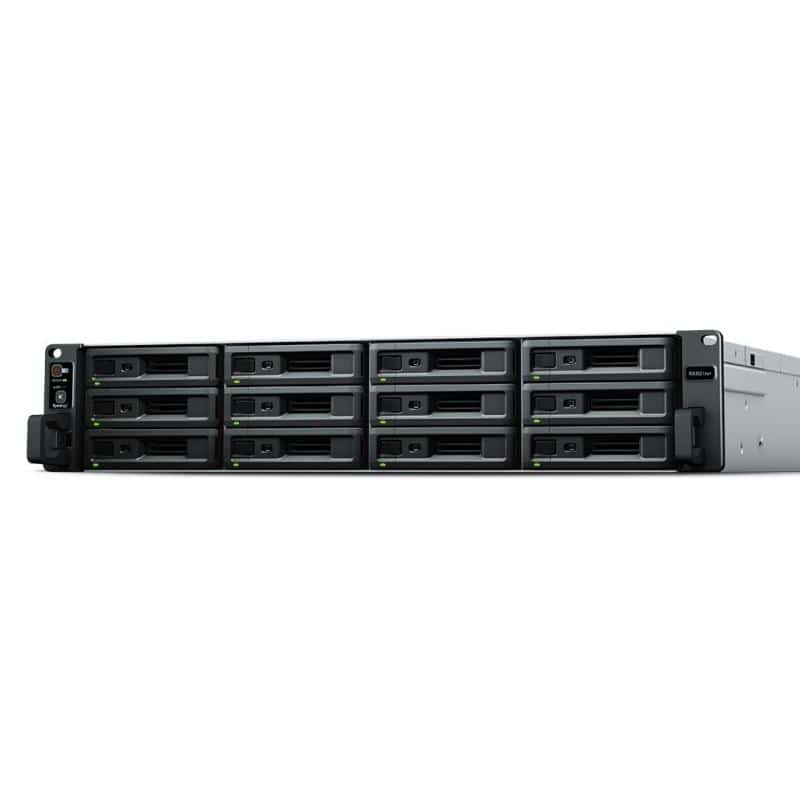 Serwer NAS Synology RS3621xs+; Procesor Intel Xeon D-1541; 8GB DDR4