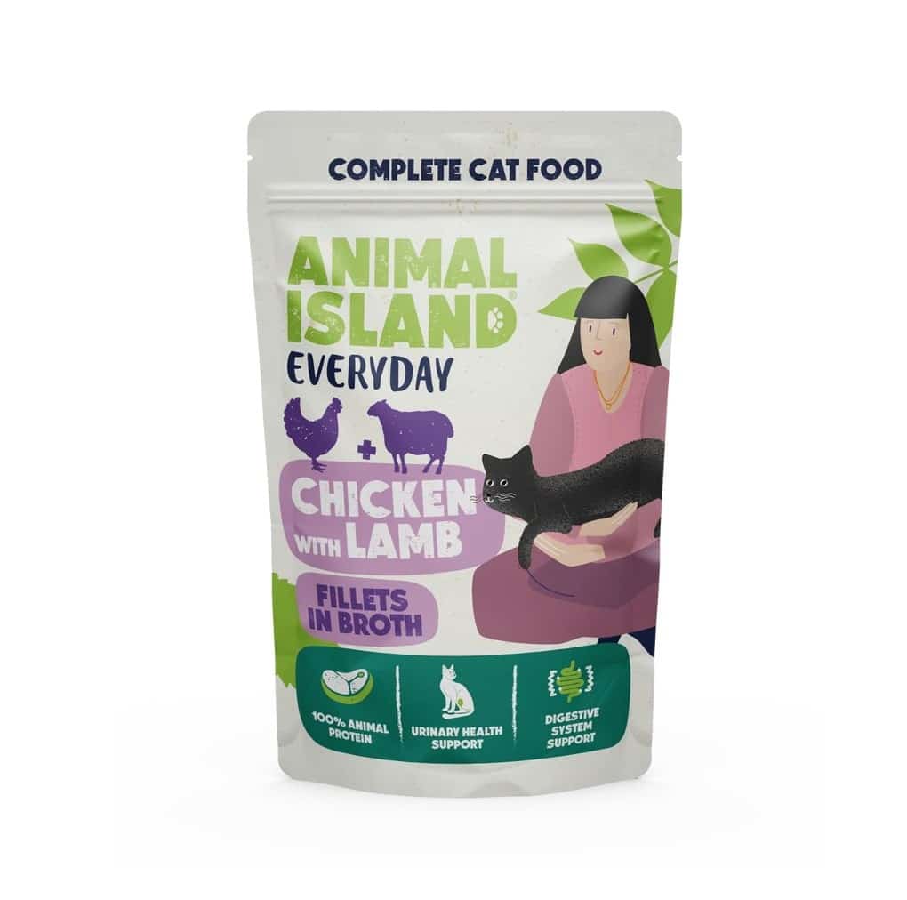 Karma mokra dla kota ANIMAL ISLAND Everyday z kurczakiem i jagnięciną 85g