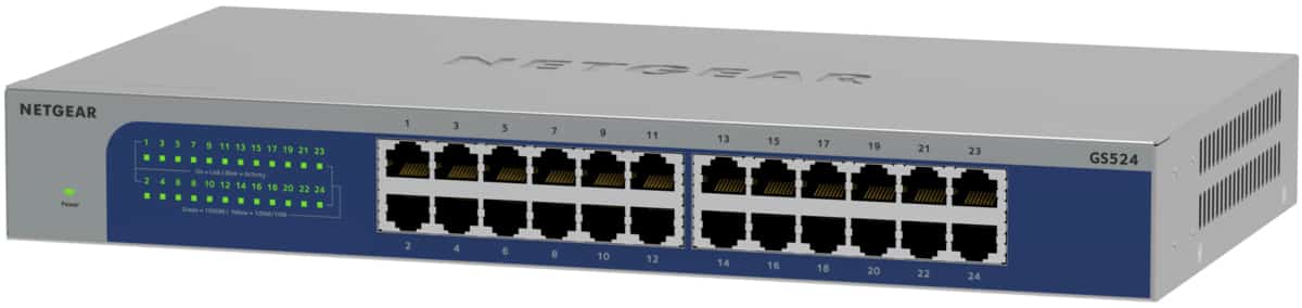 Switch Netgear GS524-300EUS 24-portowy Gigabit Niezarządzany
