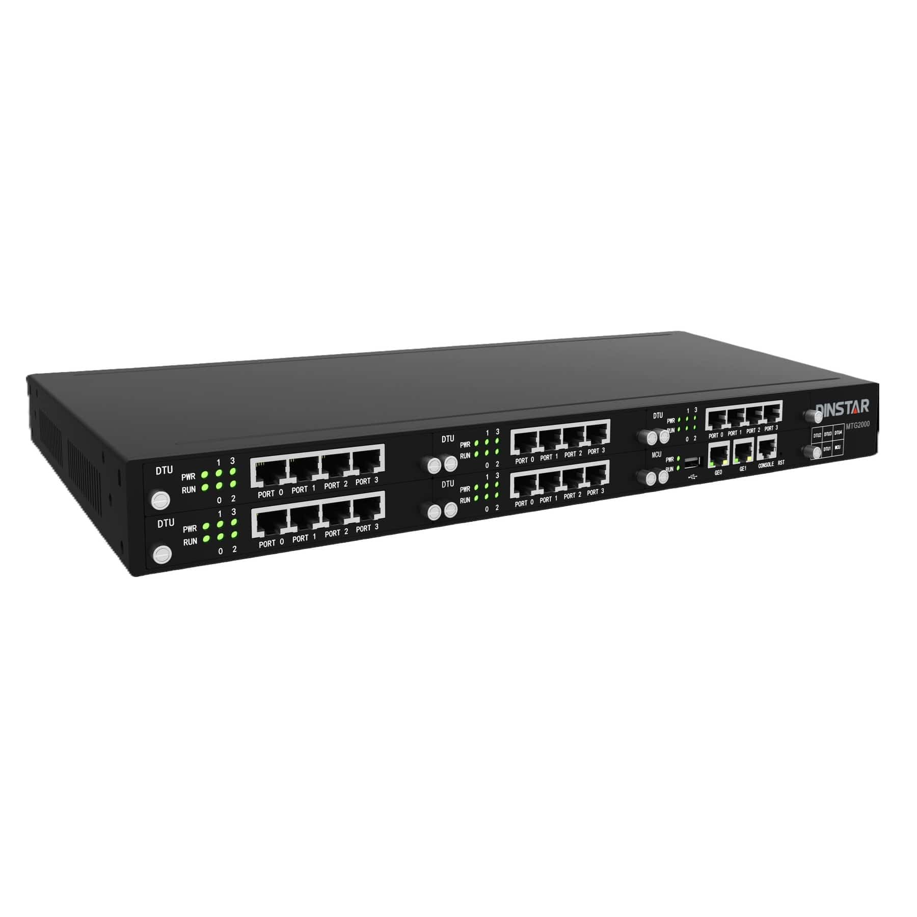 Dinstar MTG2000-4E1 - Digital VoIP Bramka, 4* E1/T1, 1U chassis