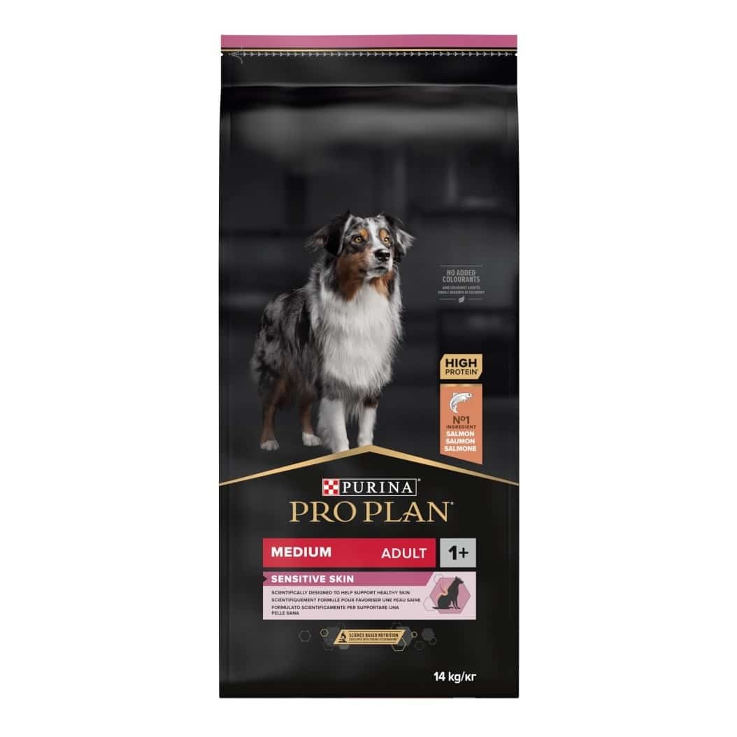 Purina Pro Plan Adult Medium Sensitive Skin - Sucha Karma dla Psów 14kg