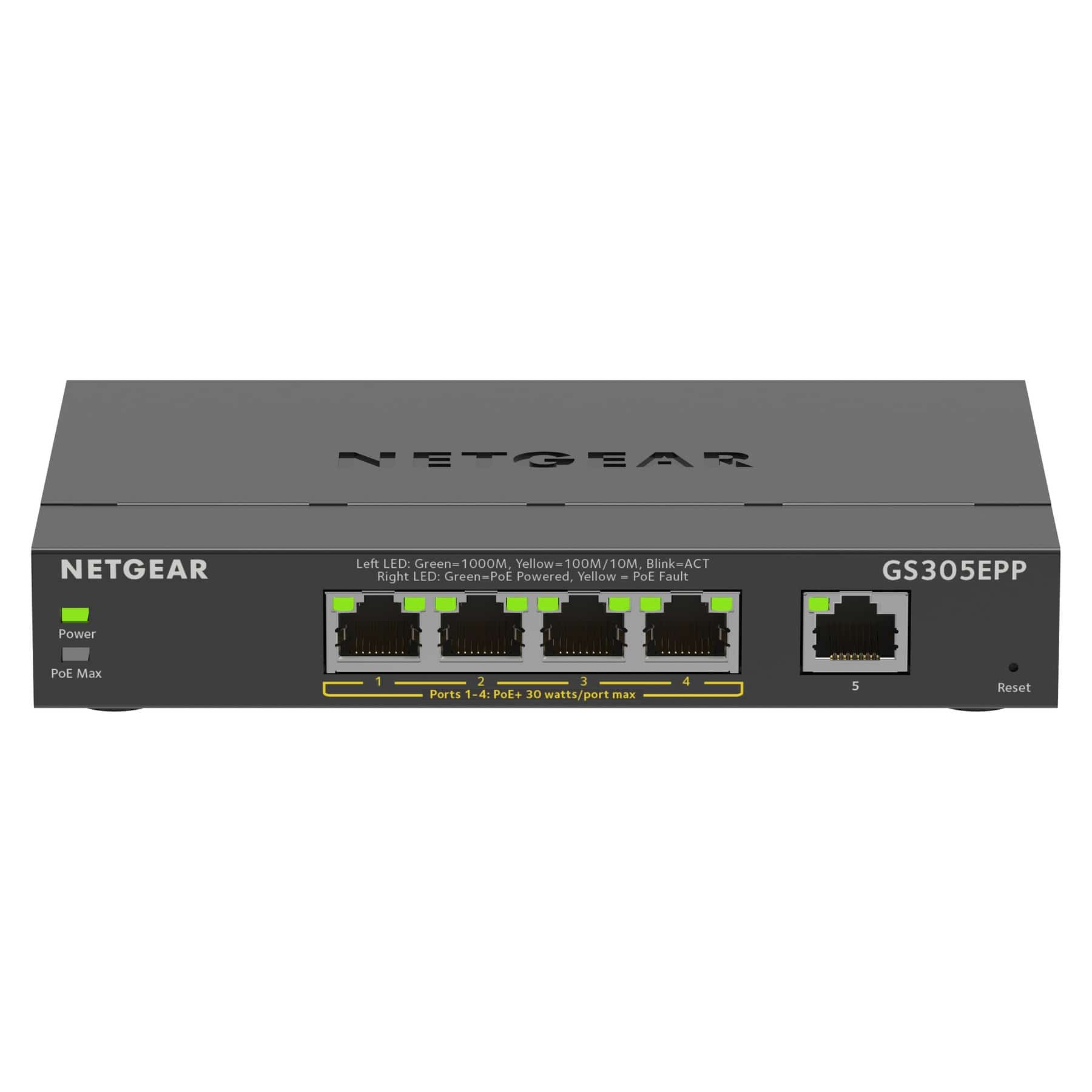 Switch Netgear GS305EPP-100PES 5-portowy PoE 120W Niezarządzany
