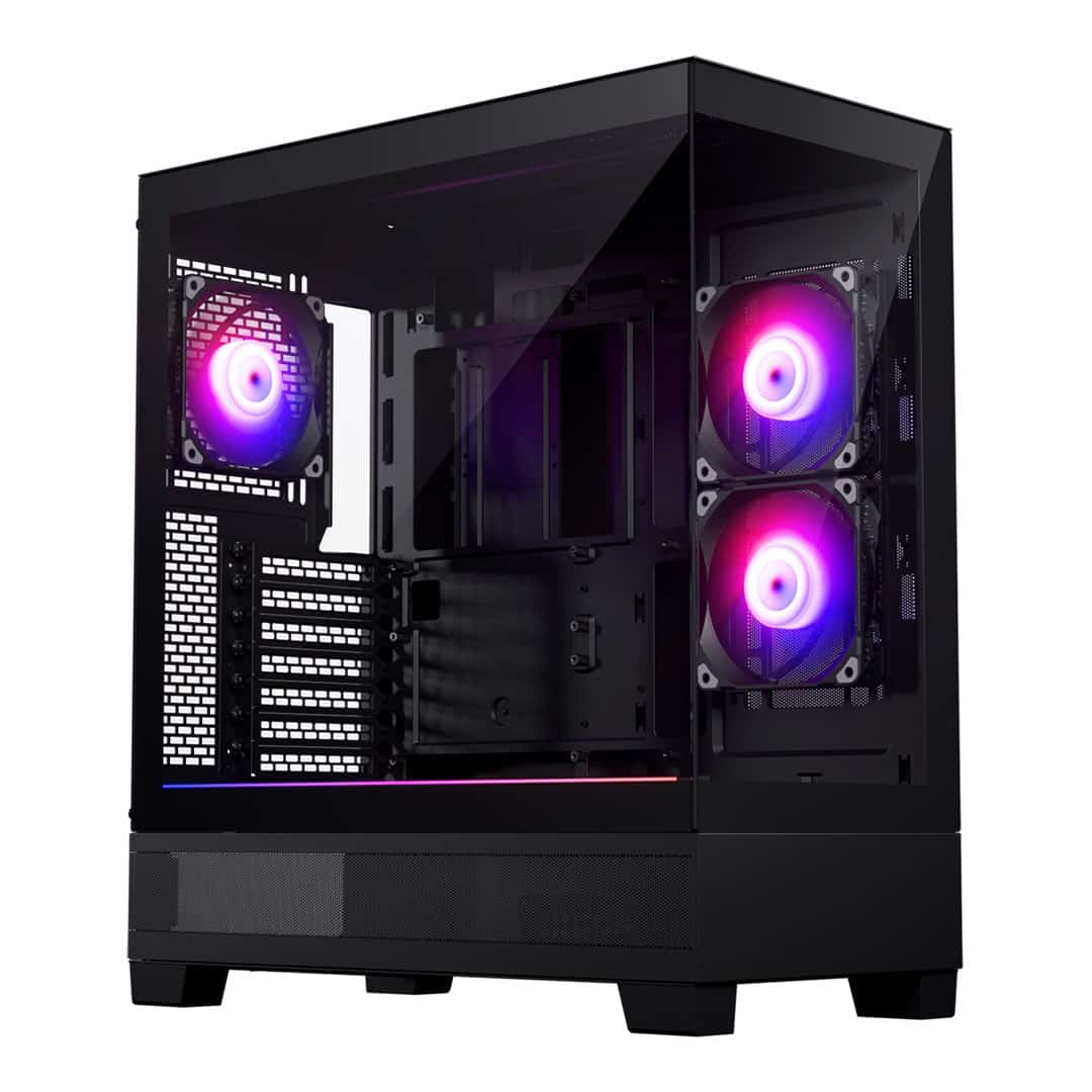 Phanteks XT View Tempered Glass Windows, D-RGB - black (OUTLET)