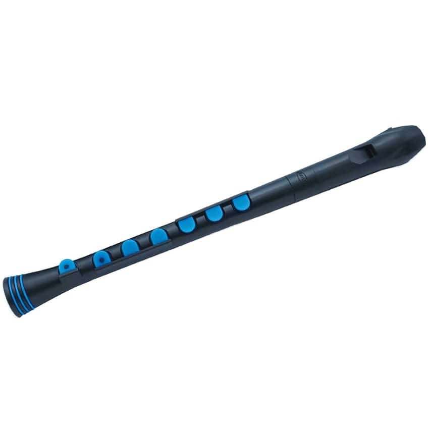 NUVO Recorder + czarno-niebieski - Flet prosty sopranowy