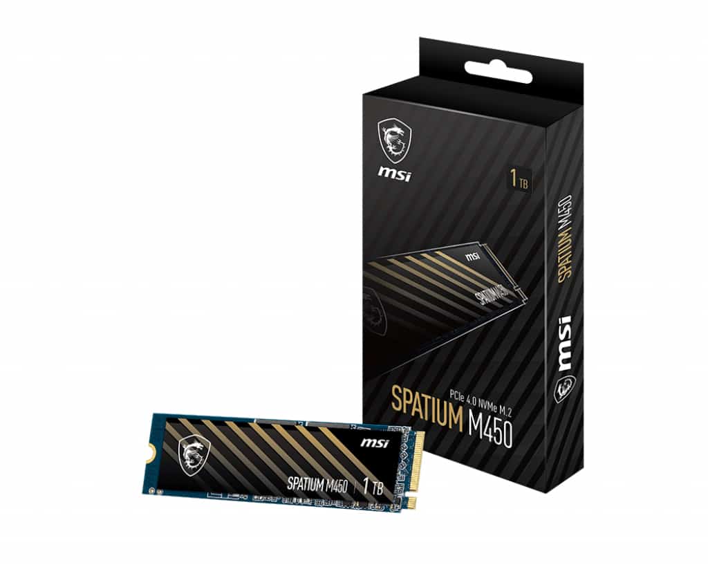 Dysk SSD MSI Spatium M450 1TB PCIe 4.0 NVMe