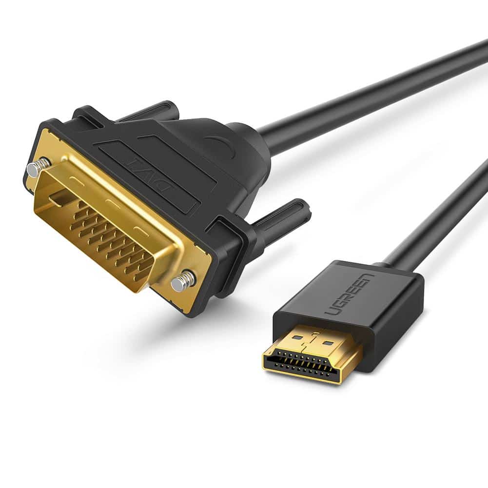 Kabel HDMI-DVI UGREEN HD106, 2m, czarny