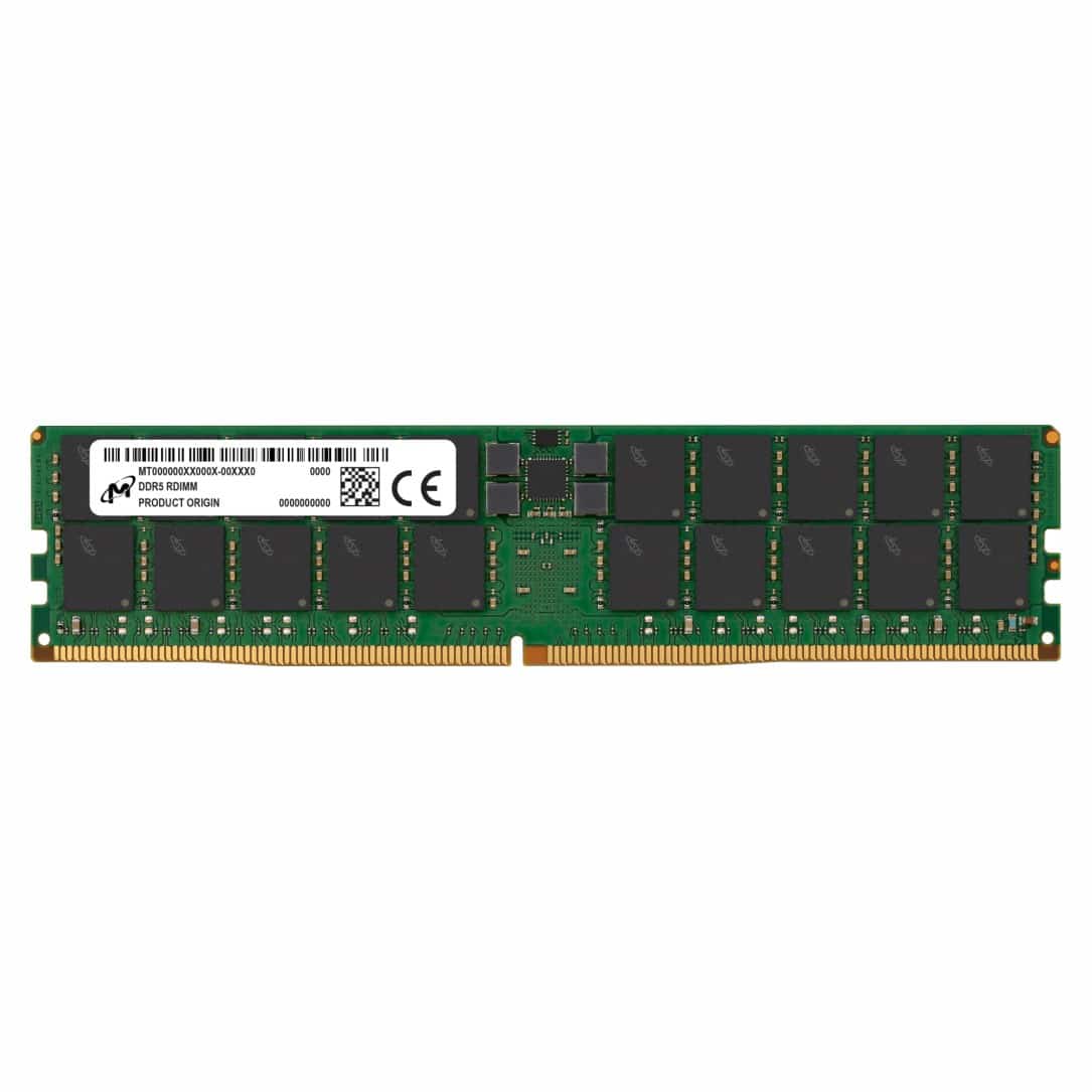 Pamięć serwerowa Micron RDIMM 64GB DDR5 4800MHz z ECC