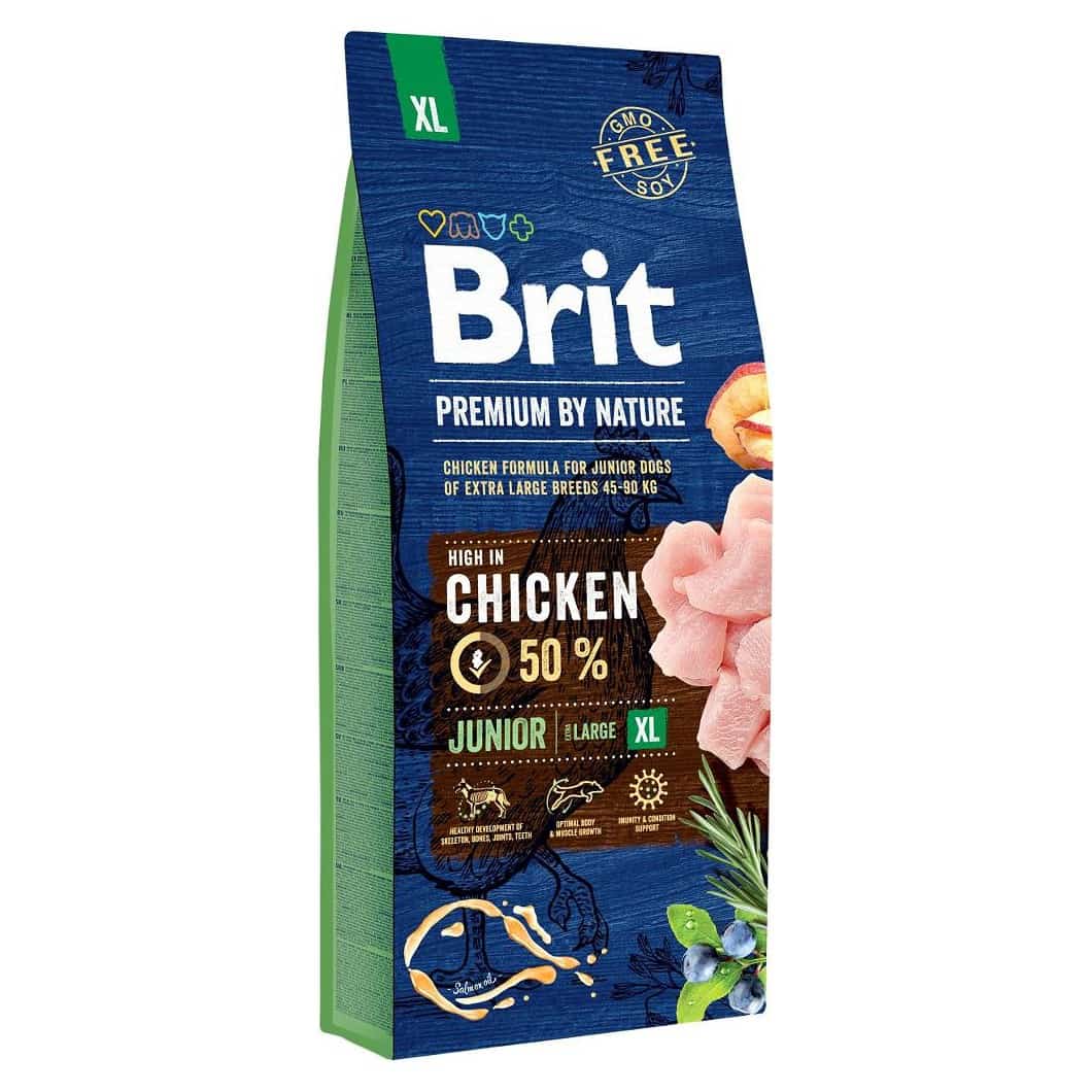 Sucha karma dla szczeniąt dużych ras BRIT PREMIUM Junior XL 15 kg