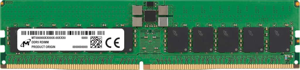 Pamięć serwerowa Micron RDIMM DDR5 32GB 4800MHz z ECC
