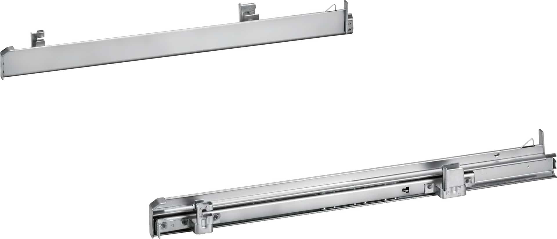 Prowadnice teleskopowe Bosch HEZ538000 - 1 poziom, stal nierdzewna, 480 mm